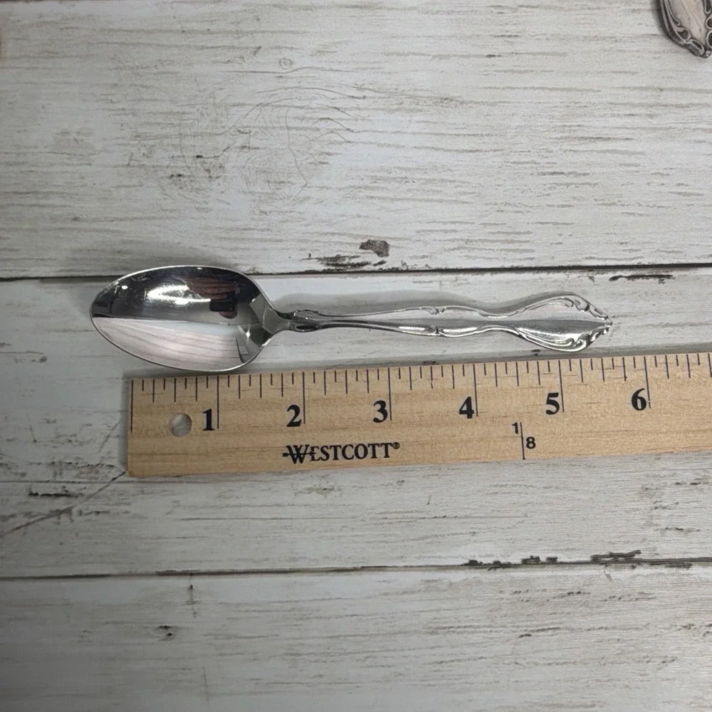 Oneida Community Cantata Stainless Silverware Flatware Spoons Lot 10